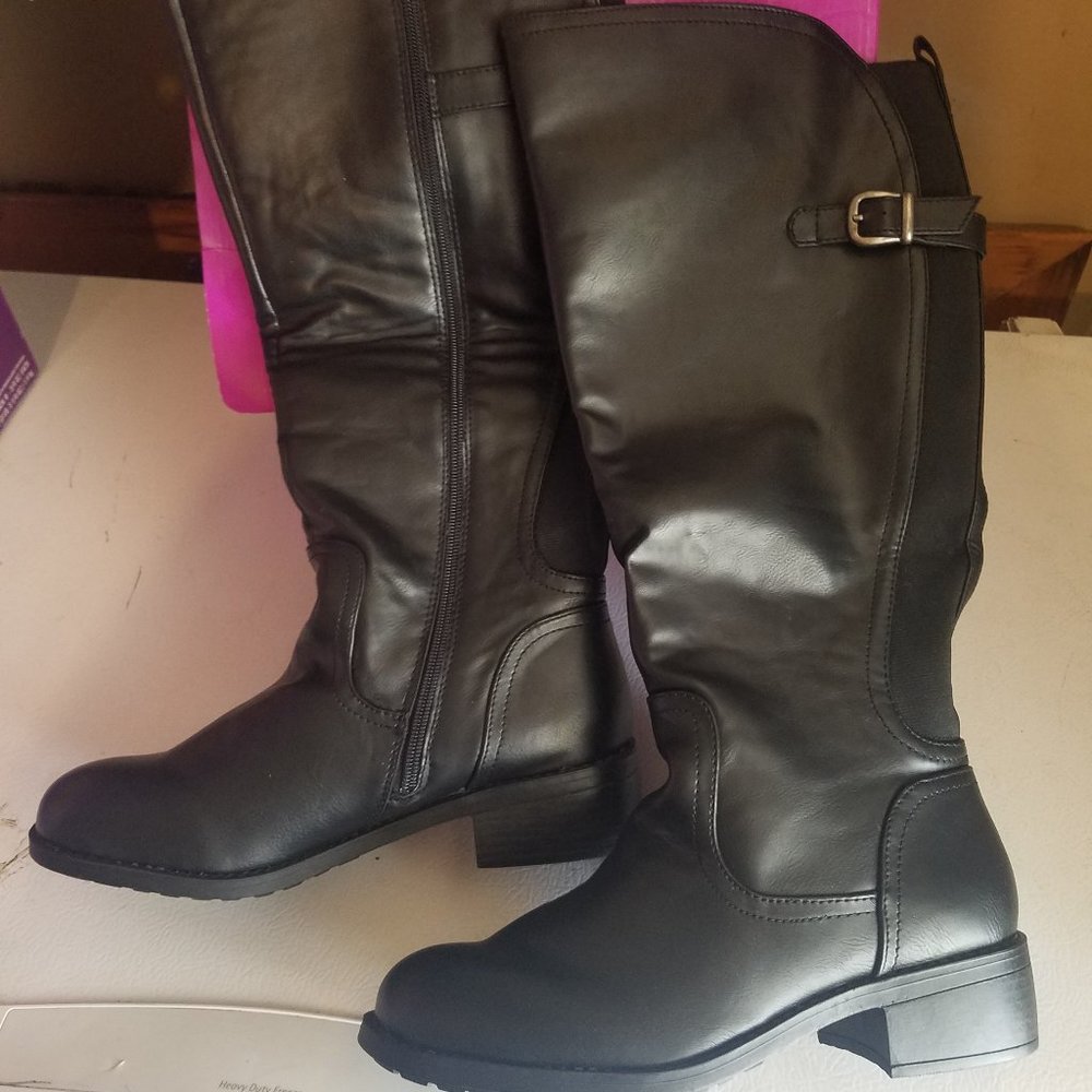 Black Leather Boots